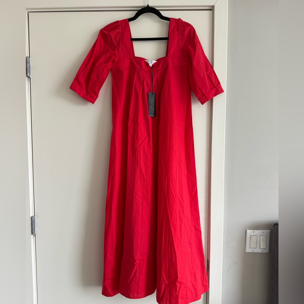 Hunter Bell Waverly Cherry Red Dress